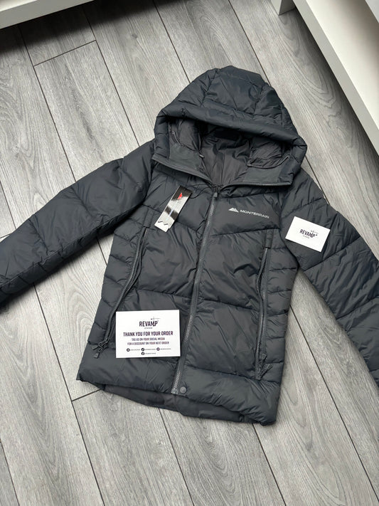 MONTERRAIN EVEREST DOWN PUFFER JACKET - BLACK